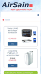 Mobile Screenshot of airsain.be