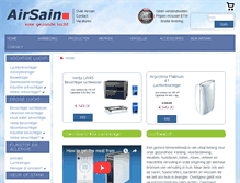 Tablet Screenshot of airsain.be